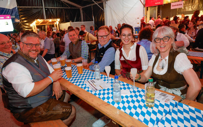 Auftakt zum 77. Verbandsmusikfest mit dem Bayerischen Abend in Vaduz