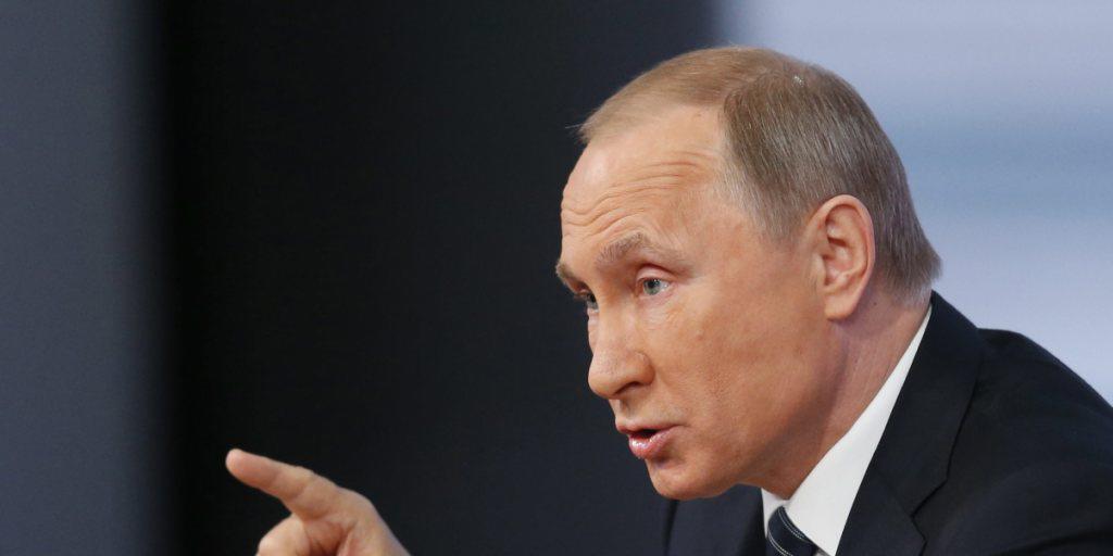 Die Ukraine halte die Minsk-Vereinbarung nicht ein, sagte Putin an seiner Jahresmedienkonferenz.