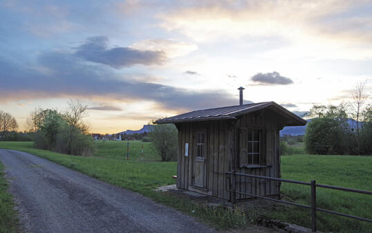 Schutzhütte für Grenzwächter