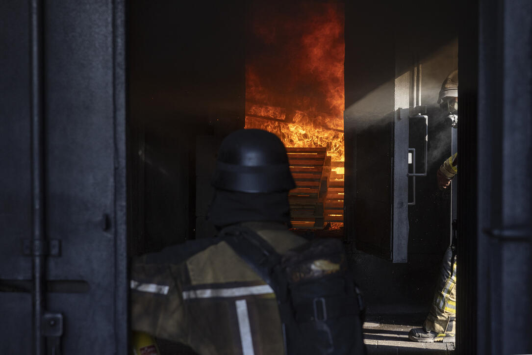 Feuerwehr Atemschutzkurs in Schaan