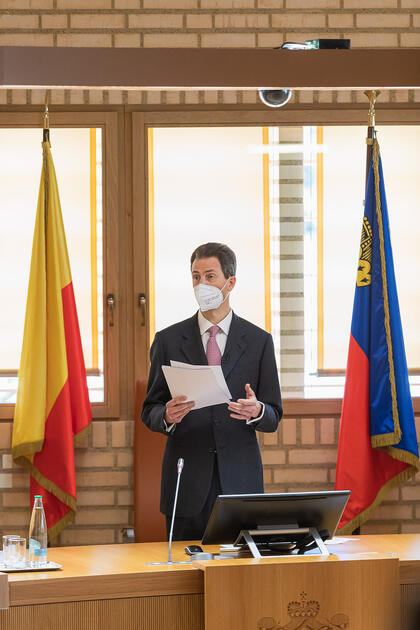 Landtagseröffnung 2021 in Vaduz
