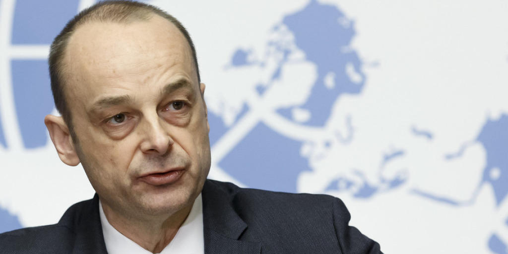 Manuel Fontaine, UNICEF-Direktor für Nothilfeprogramme, am Dienstag am UNO-Sitz in Genf.