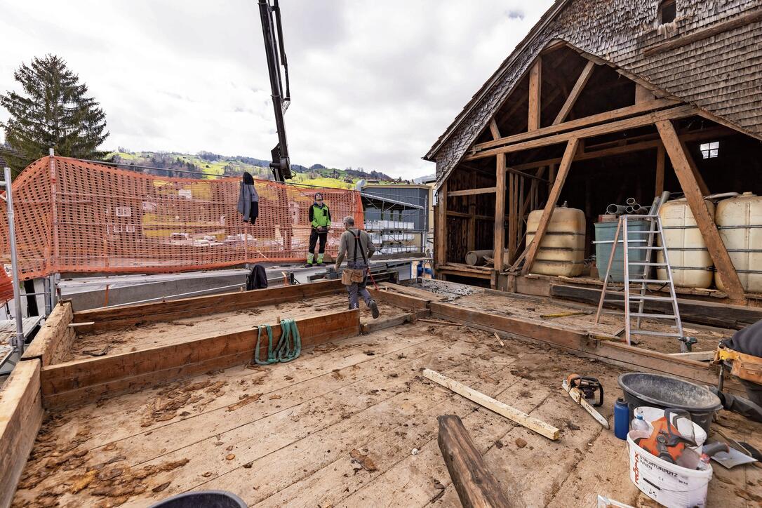 Haus Abbruch in Grabs