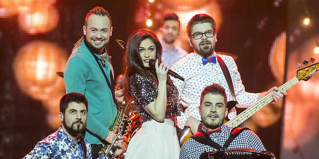 Die Band Timebelle aus Bern letztes Jahr in der Entscheidungsshow für den Eurovision Song Contest. Damals klappte es nicht, jetzt versuchen sie es am 5. Februar 2017 noch Mal. (Archivbild)