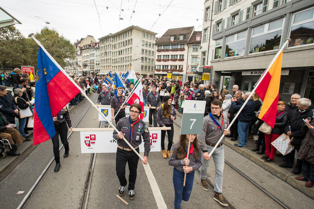 OLMA Festumzug durch die Stadt St. Gallen