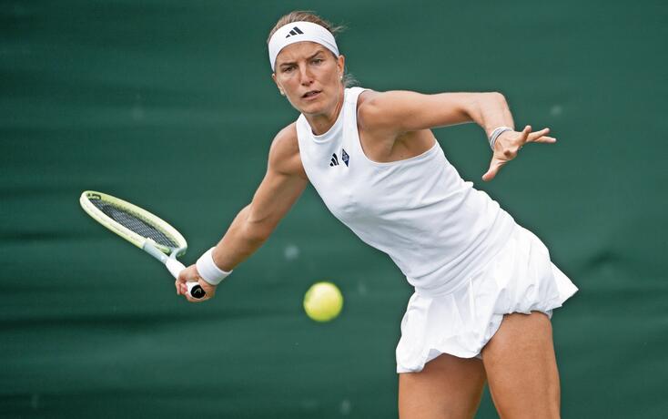 Kathinka von Deichmann zieht in der ersten Runde gegen Valentina Ryser den K&uuml;rzeren.