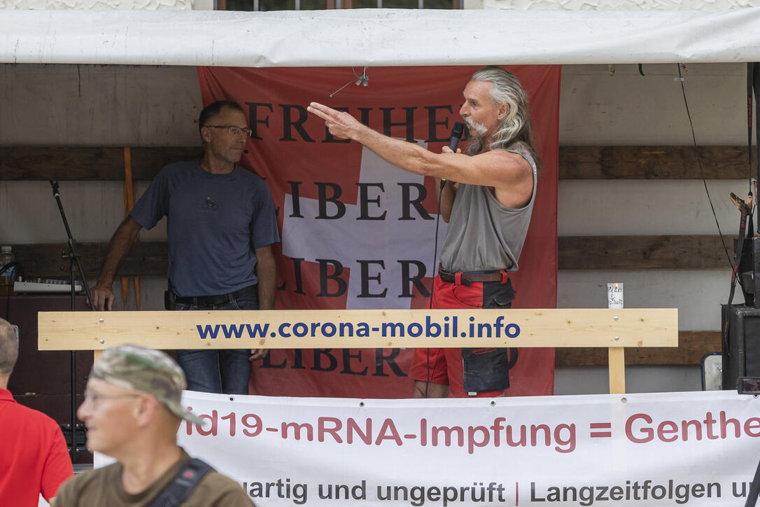 Corona Demo in Vaduz