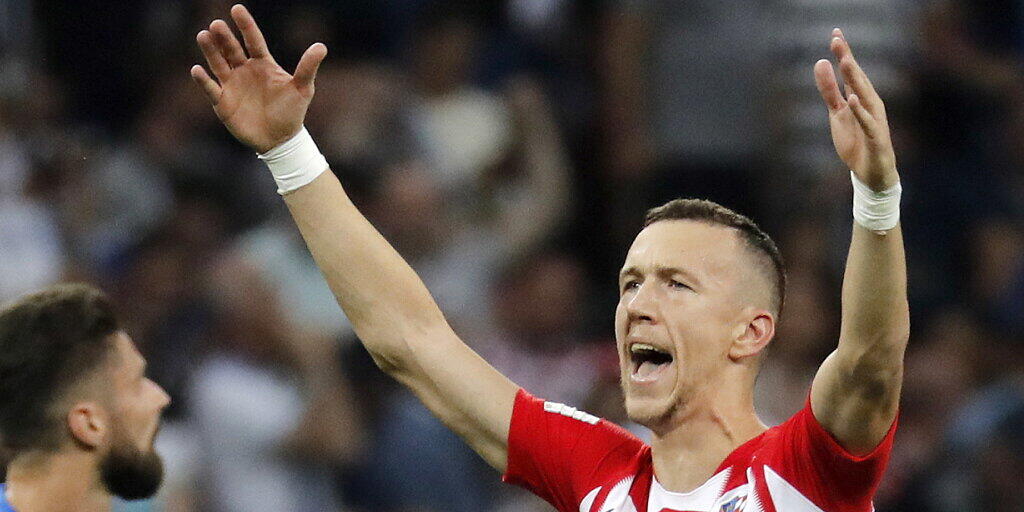 Ivan Perisic (rechts) war WM-Zweiter mit Kroatien