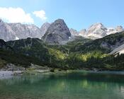 Seeben See mit Blick zur Coburger Hütte Seeben See mit Blick zur Coburger Hütte