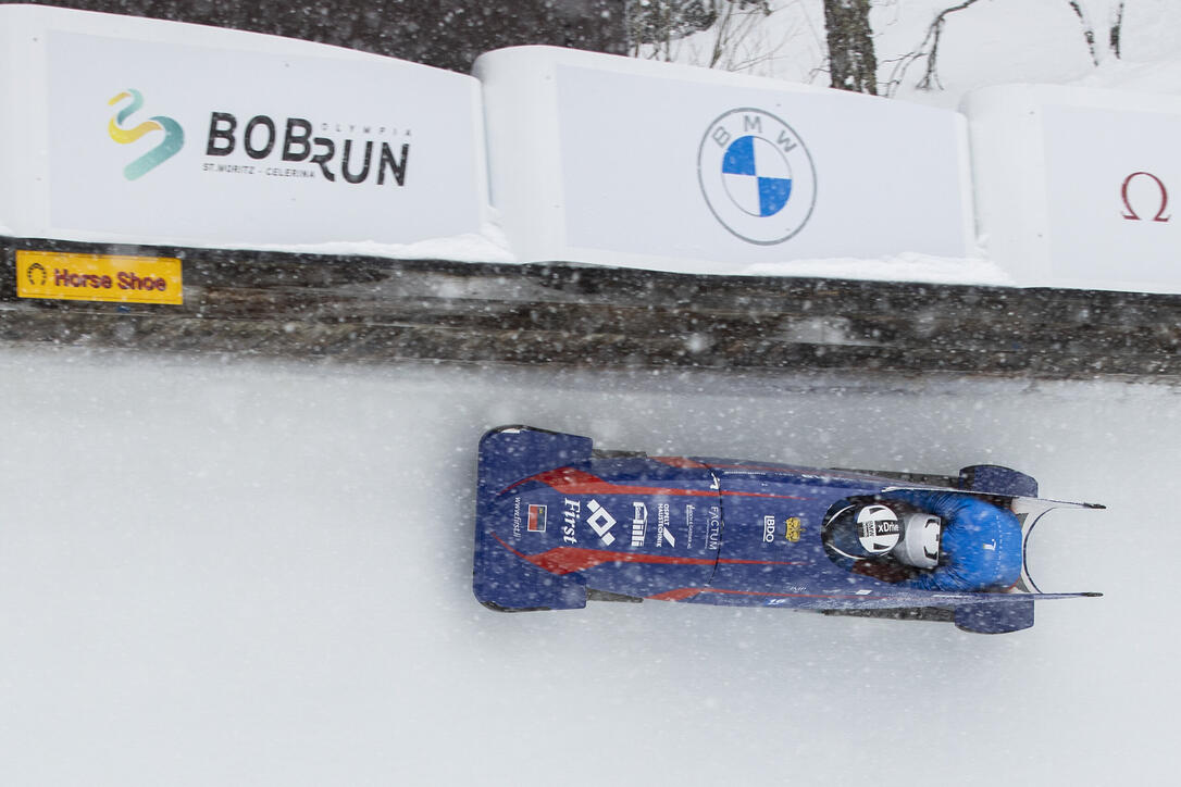 Junioren-WM 2er Bob in St. Moritz