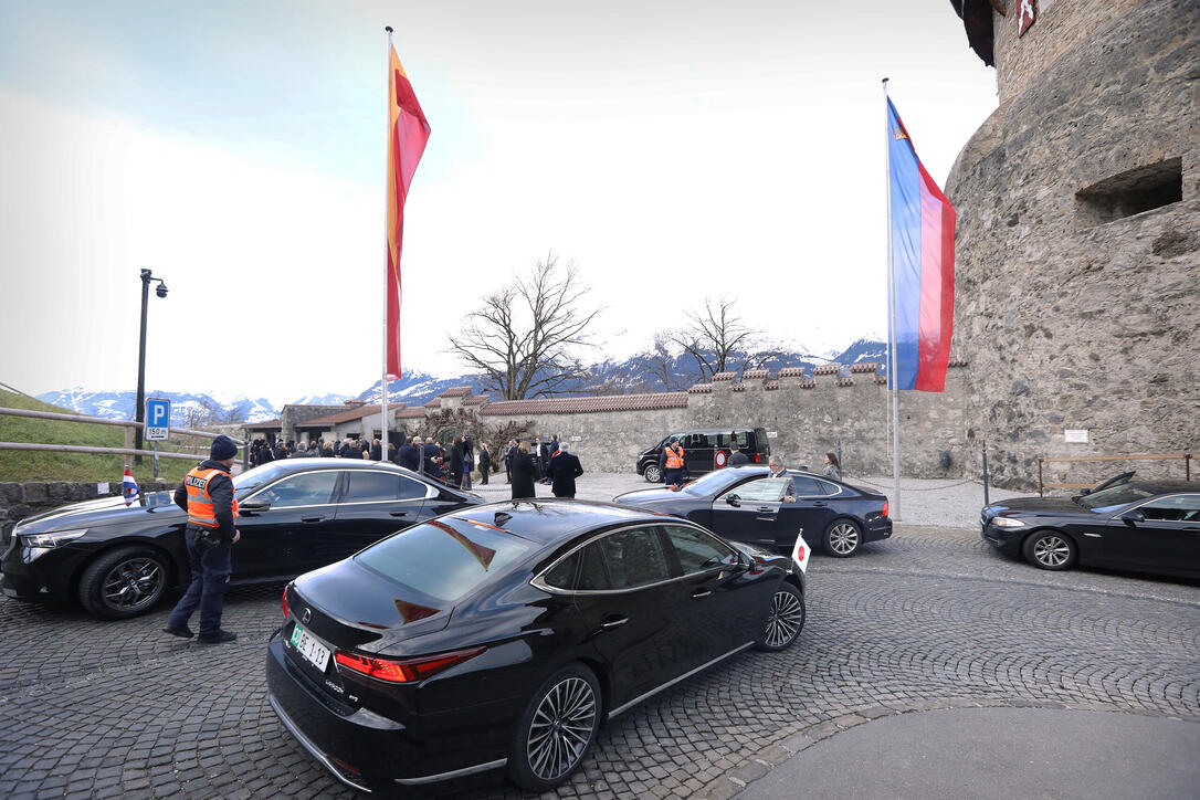 Neujahrsempfang für das diplomatische Corps auf Schloss Vaduz