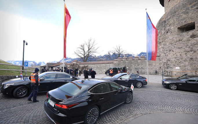 Neujahrsempfang für das diplomatische Corps auf Schloss Vaduz