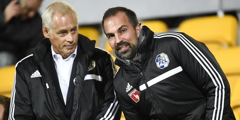 Präsident Ruedi Stäger und Trainer Markus Babbel verlängerten den Vertrag um 2 Jahre