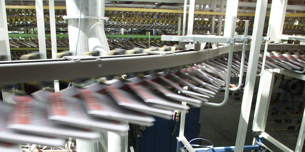 Es ist ausgedruckt: Ringier schliesst die Zeitungsdruckerei im luzernerischen Adligenswil per Ende 2018. 172 Mitarbeitende sind betroffen. (Archivbild)