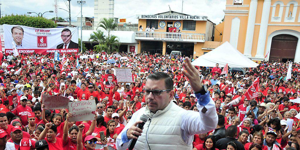 Seine Partei hat ausgedient: Grossgrundbesitzer Manuel Baldizón in Guatemala investierte Millionen in "Lider". (Archivbild)