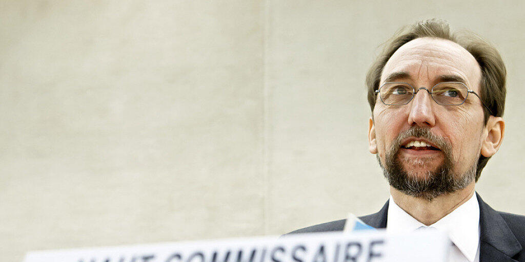 Hat in Genf seinen Jahresbericht vorgestellt: der Uno-Hochkommissar für Menschenrechte, Said Raad al-Hussein.