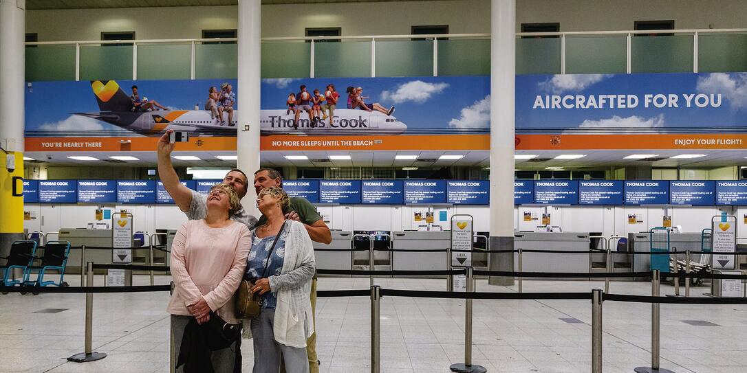 British tour operator Thomas Cook stops operating