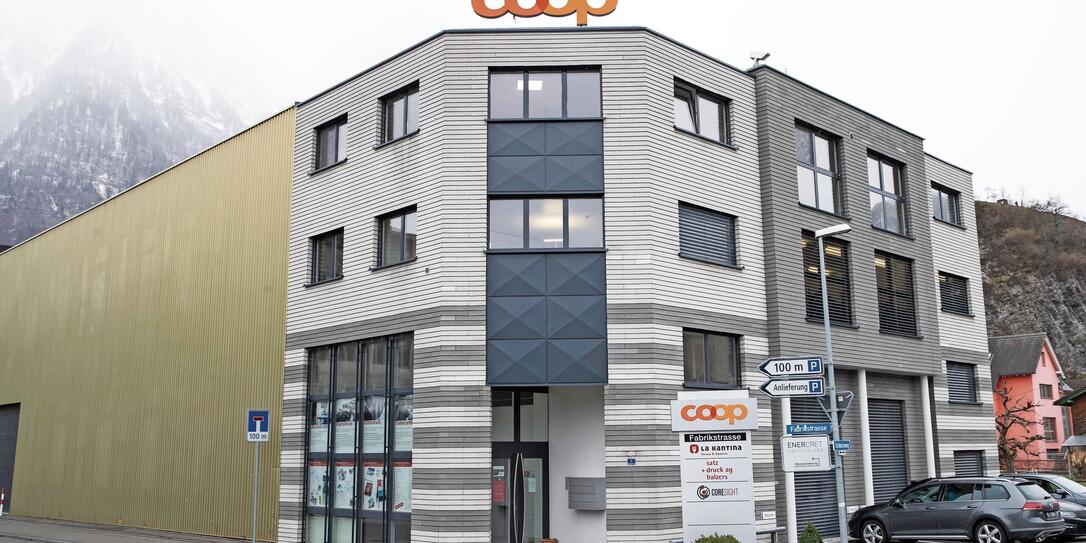 Coop Gebäude in Balzers