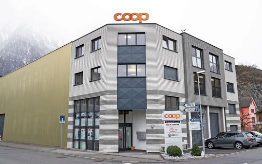 Coop Gebäude in Balzers