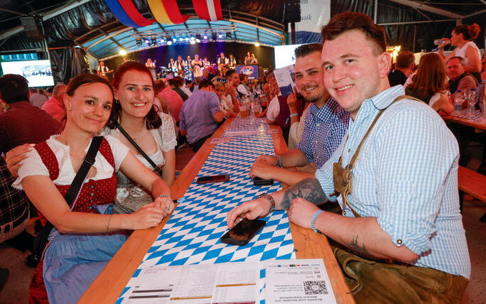 Auftakt zum 77. Verbandsmusikfest mit dem Bayerischen Abend in Vaduz