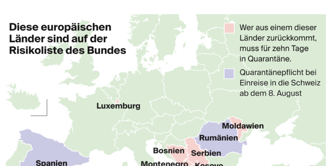  Quarant ne Liste  Schweiz  Bag Quarantanepflicht Fur 