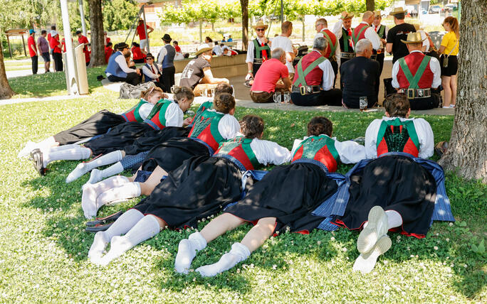 76. Liechtensteiner Verbandsmusikfest in Mauren  unter dem Motto «Mura - tönt guat»