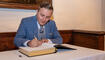 Eintragung Goldenes Buch in Vaduz (18.08.2023)