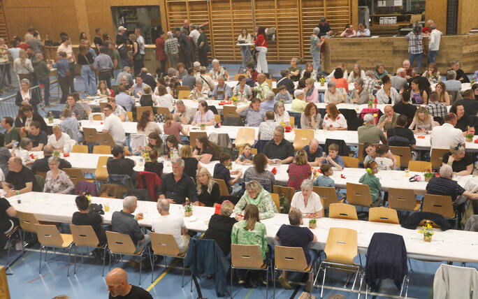 Fr&uuml;hlingsfest in Grabs, St. Gallen, Schweiz