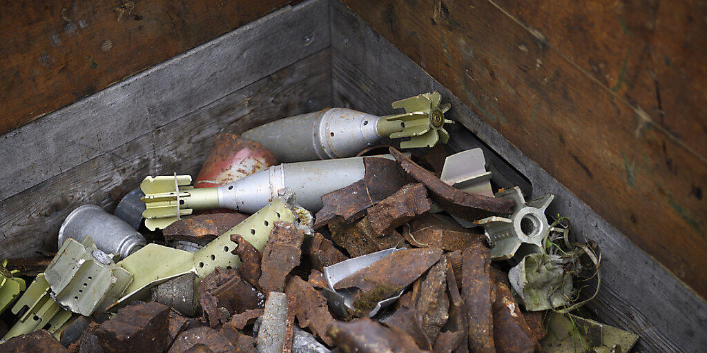 Die Schweizer Armee beseitigte im vergangenen Jahr 33 Tonnen Munitionsschrott und 352 Blindgänger. (Archivbild)