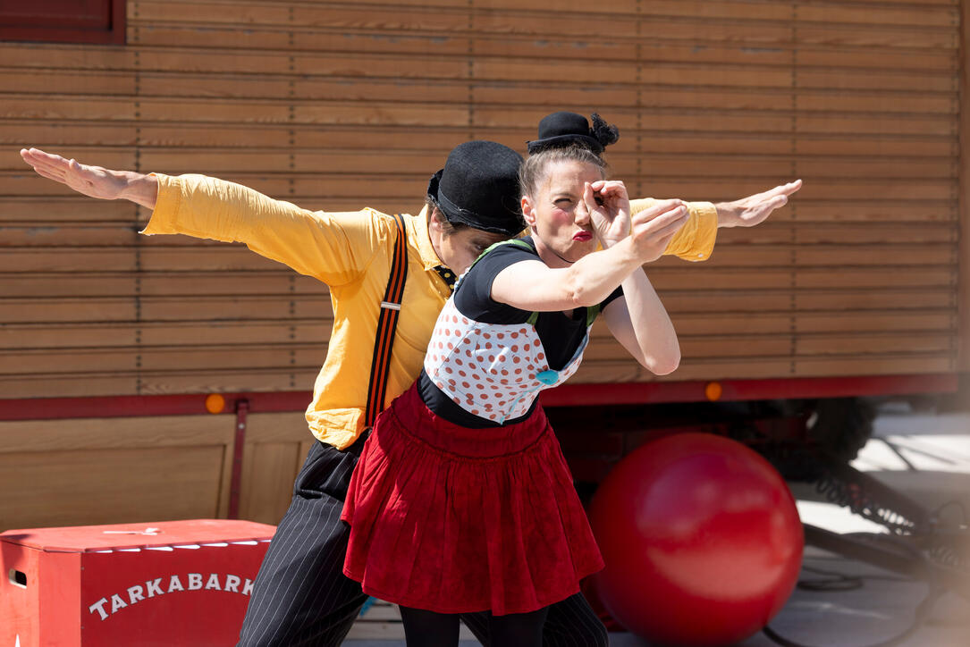 Buskers Strassenkunstfestival in Vaduz