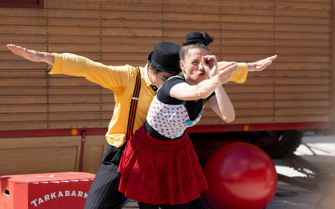 Buskers Strassenkunstfestival in Vaduz
