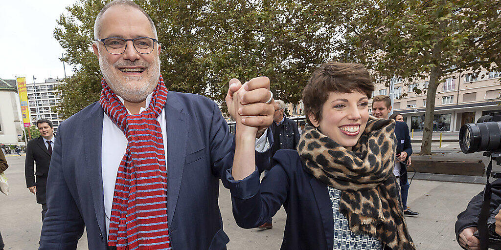 Die Grüne Lisa Mazzone und der Sozialdemokrat Carlo Sommaruga gewinnen die Ständeratswahlen im Kanton Genf.