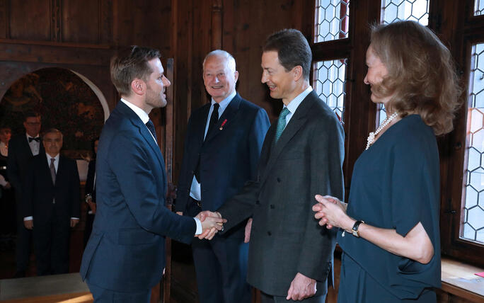 Neujahrsempfang für das diplomatische Corps auf Schloss Vaduz