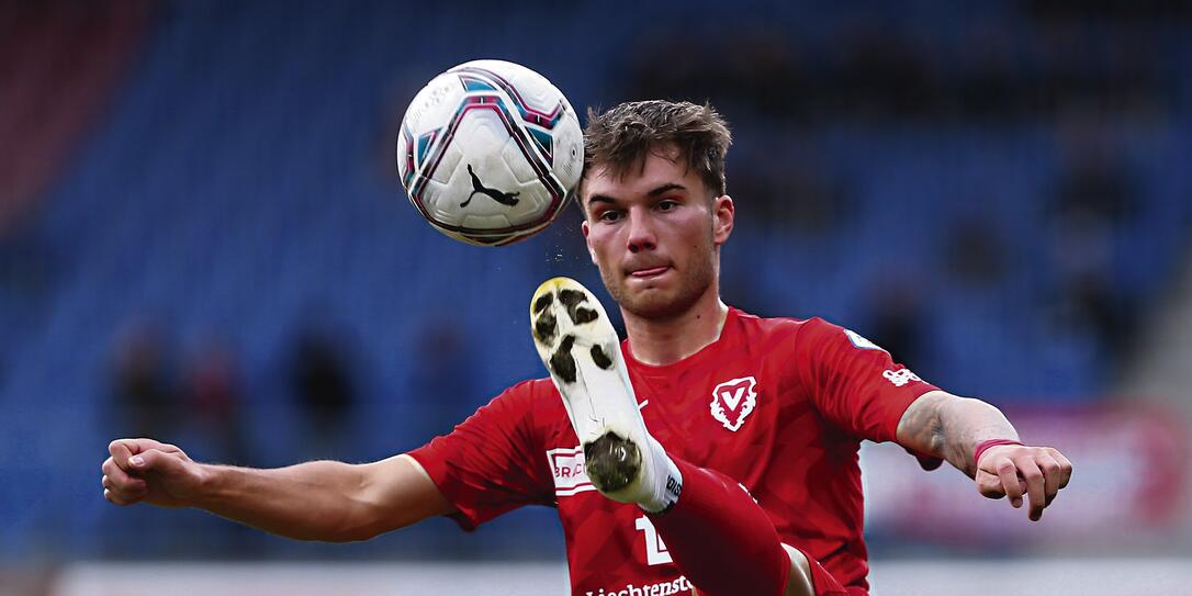 Für Dominik Schwizer ist dies heute ein spezielles Spiel. Er ist von Thun an den FC Vaduz ausgeliehen.