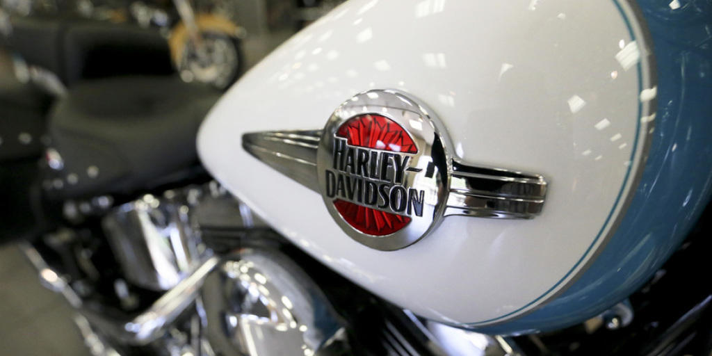 US-Präsident Trump lobte Harley-Davidson dafür, Arbeitsplätze in dem Vereinigten Staaten zu halten. (Archiv) US-Präsident Trump lobte Harley-Davidson dafür, Arbeitsplätze in dem Vereinigten Staaten zu halten. (Archiv)