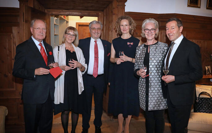 Neujahrsempfang auf Schloss Vaduz, Fürstentum Liechtenstein,am