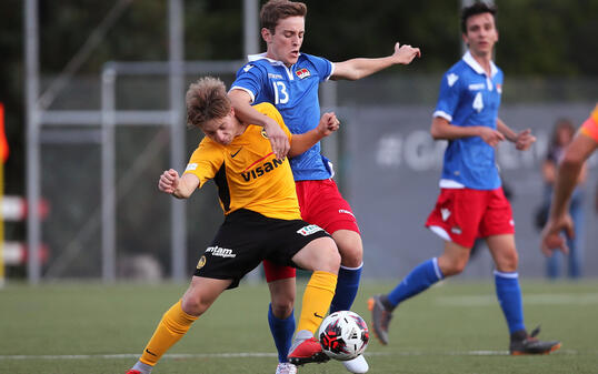 Fussball Liechtenstein U21 - Young-Boys U18