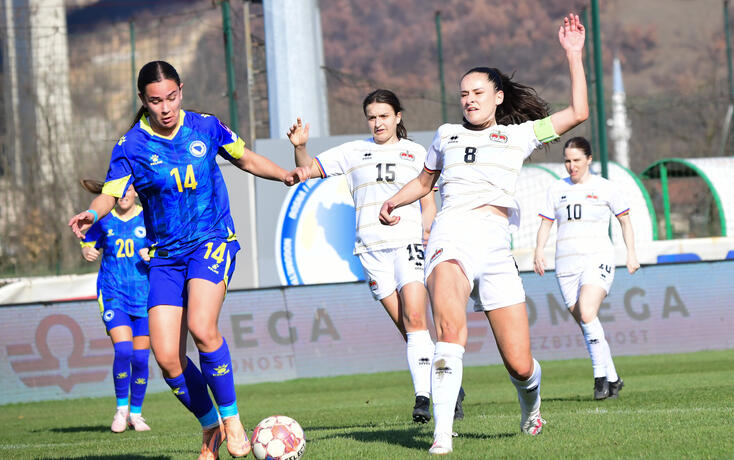 Die individuelle St&auml;rke der Gegnerinnen war im Duell gegen Bosnien deutlich sp&uuml;rbar.