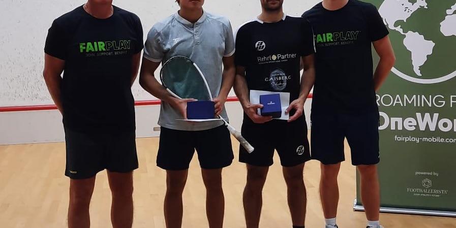 Louai Hafez (zweiter von links) konnte das Turnier in Vaduz gewinnen. Louai Hafez (zweiter von links) konnte das Turnier in Vaduz gewinnen.