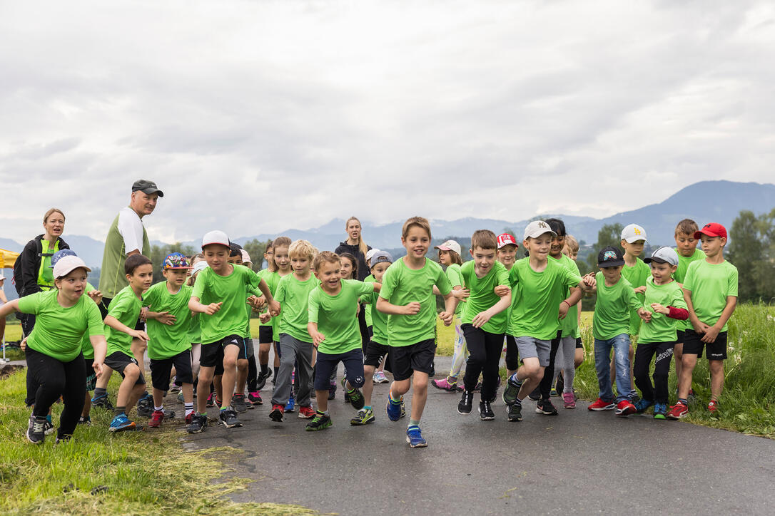 Sponsorenlauf der Primarschule Mauren