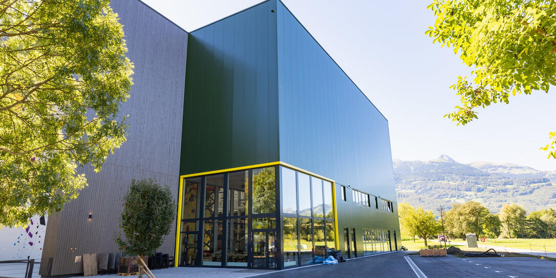 Kletterhalle Rhiblok in Vaduz