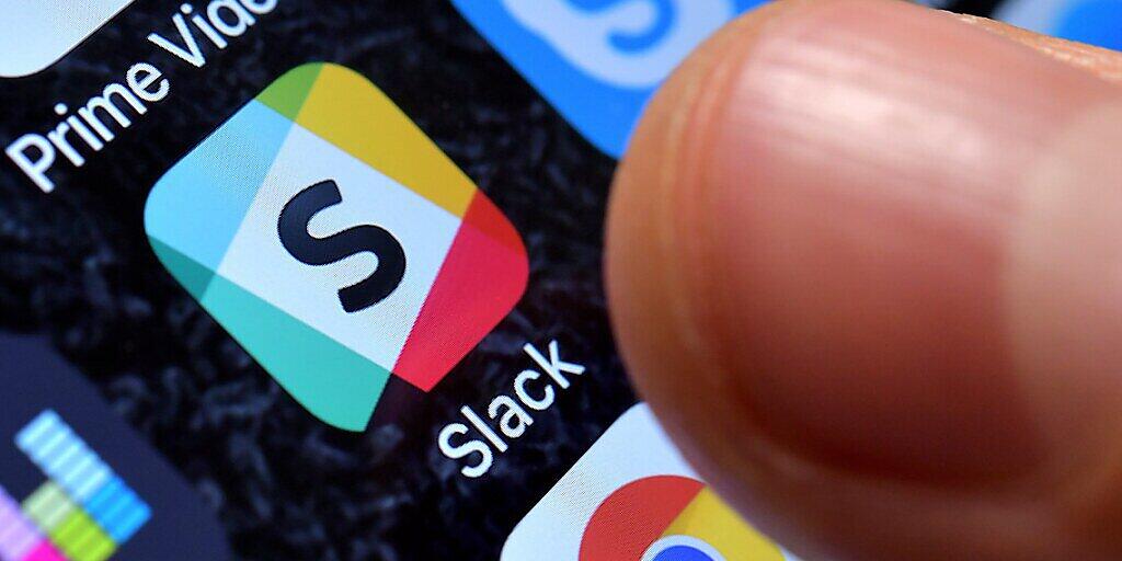 Der Kommunikationsdienst Slack steht vor der Übernahme durch den Software-Riesen Salesforce. (Archivbild)