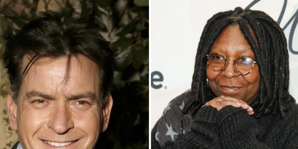 Drehen zusammen den Film "Nine Eleven": Charlie Sheen und Whoopi Goldberg (Archiv).