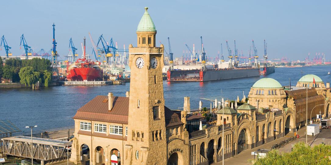 Port in Hamburg