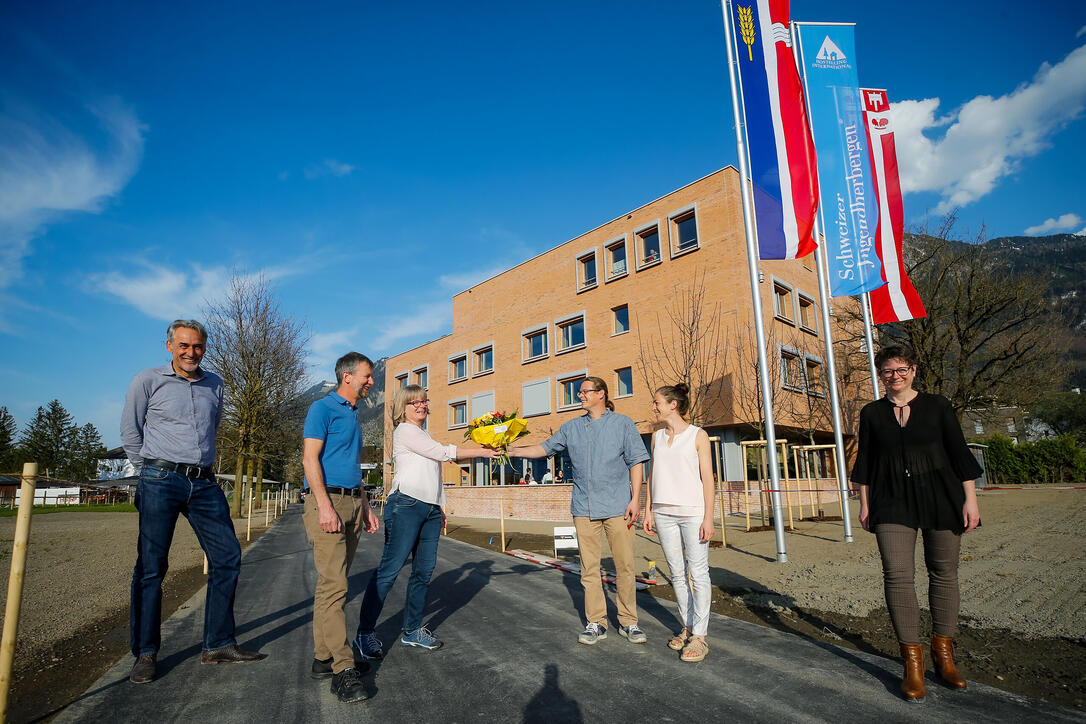 Liechtenstein Schaan Vaduz Neueroeffnung Jugendherberge