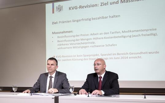 Medienorientierung, KVG: Stellungnahme der Regierung, Vaduz