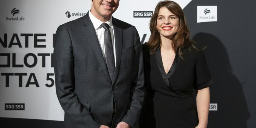 Bundesrat Alain Berset und die neue Direktorin Anita Hugi bei der Eröffnung der 55. Solothurner Filmtage. Bundesrat Alain Berset und die neue Direktorin Anita Hugi bei der Eröffnung der 55. Solothurner Filmtage.