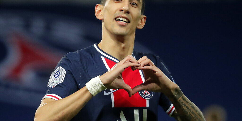 Angel Di Maria erzielte beim 3:0 von Paris Saint-Germain gegen Stade Rennes zwei Tore Angel Di Maria erzielte beim 3:0 von Paris Saint-Germain gegen Stade Rennes zwei Tore