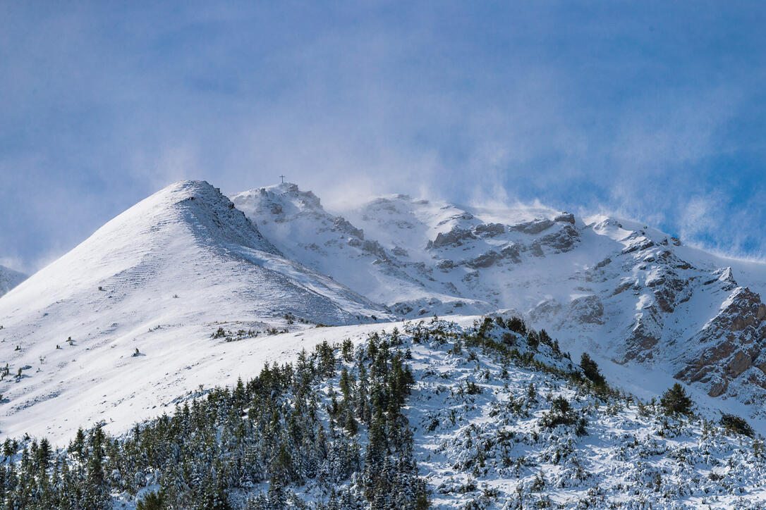 Erster Schnee in Liechtenstein