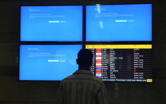 Mass IT outage hits companies and infrastructure around the world